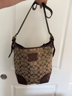 Vintage Coach Signature Bleecker shoulder bag